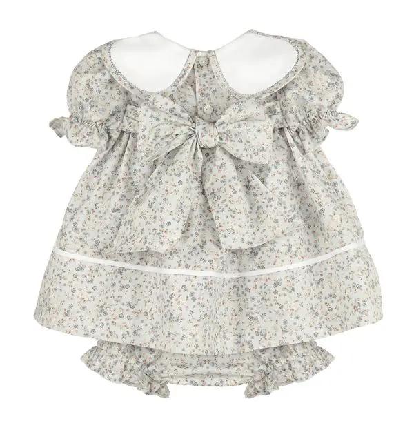 Sophie & Lucas Girls Blue Loomy Chintz Petal Float Bubble