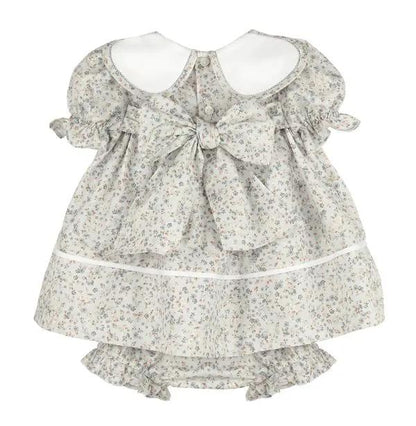 Sophie & Lucas Girls Blue Loomy Chintz Petal Float Bubble