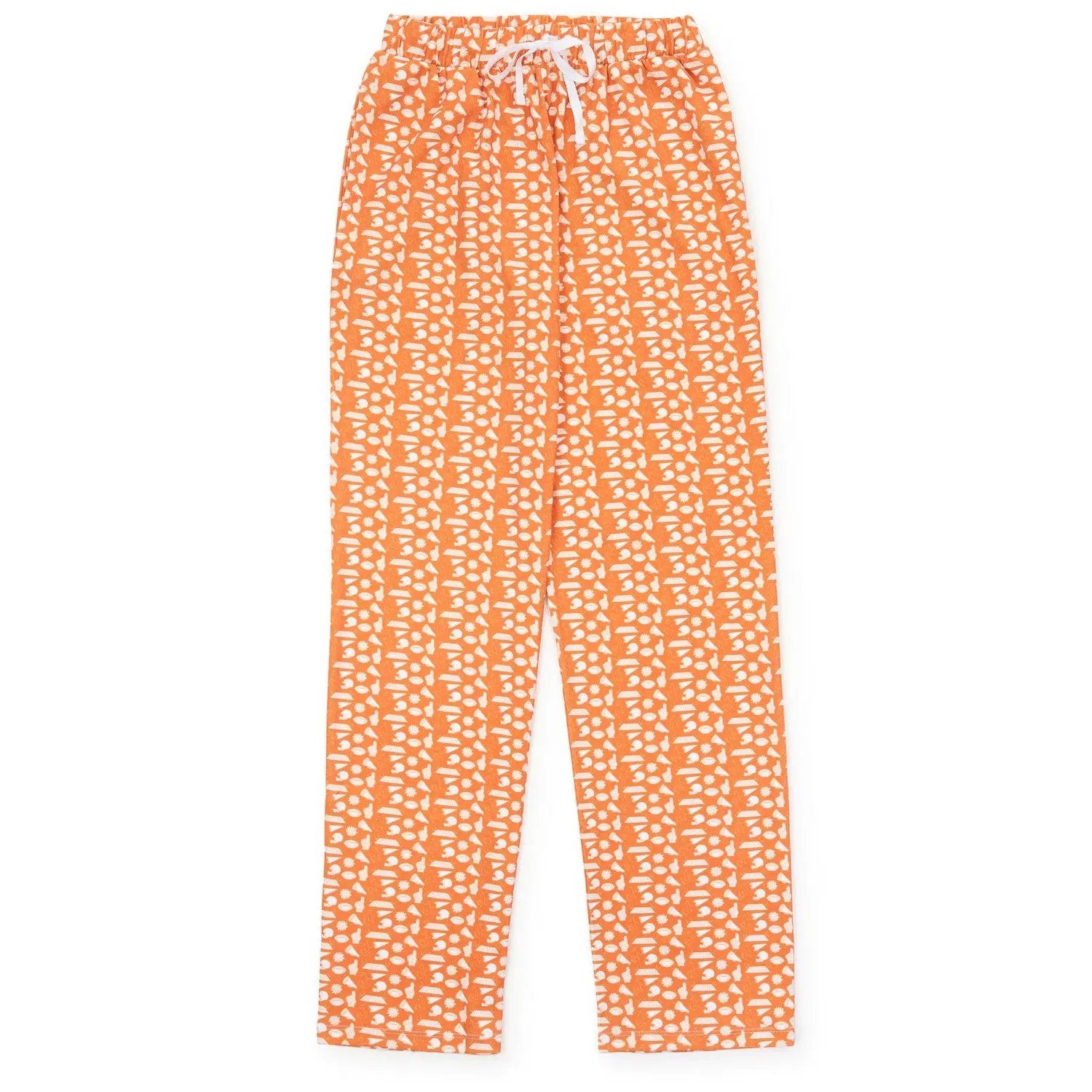 Lila & Hayes Boys Beckett Hang Out Pants - Football Pep Rally - Orange