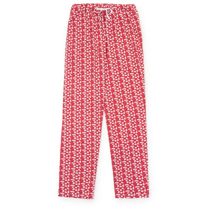 Lila & Hayes Boys Beckett Hang Out Pants - Football Pep Rally - Red