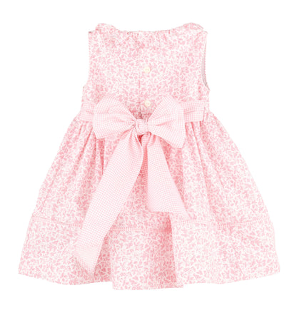 Sophie & Lucas Girls Blooms Dress - Bow on Back - Pink by Sophie & Lucas