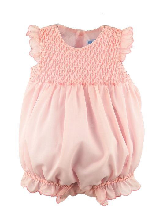 Luli & Me Girls Honey Comb Bubble - Pink by Luli & Me