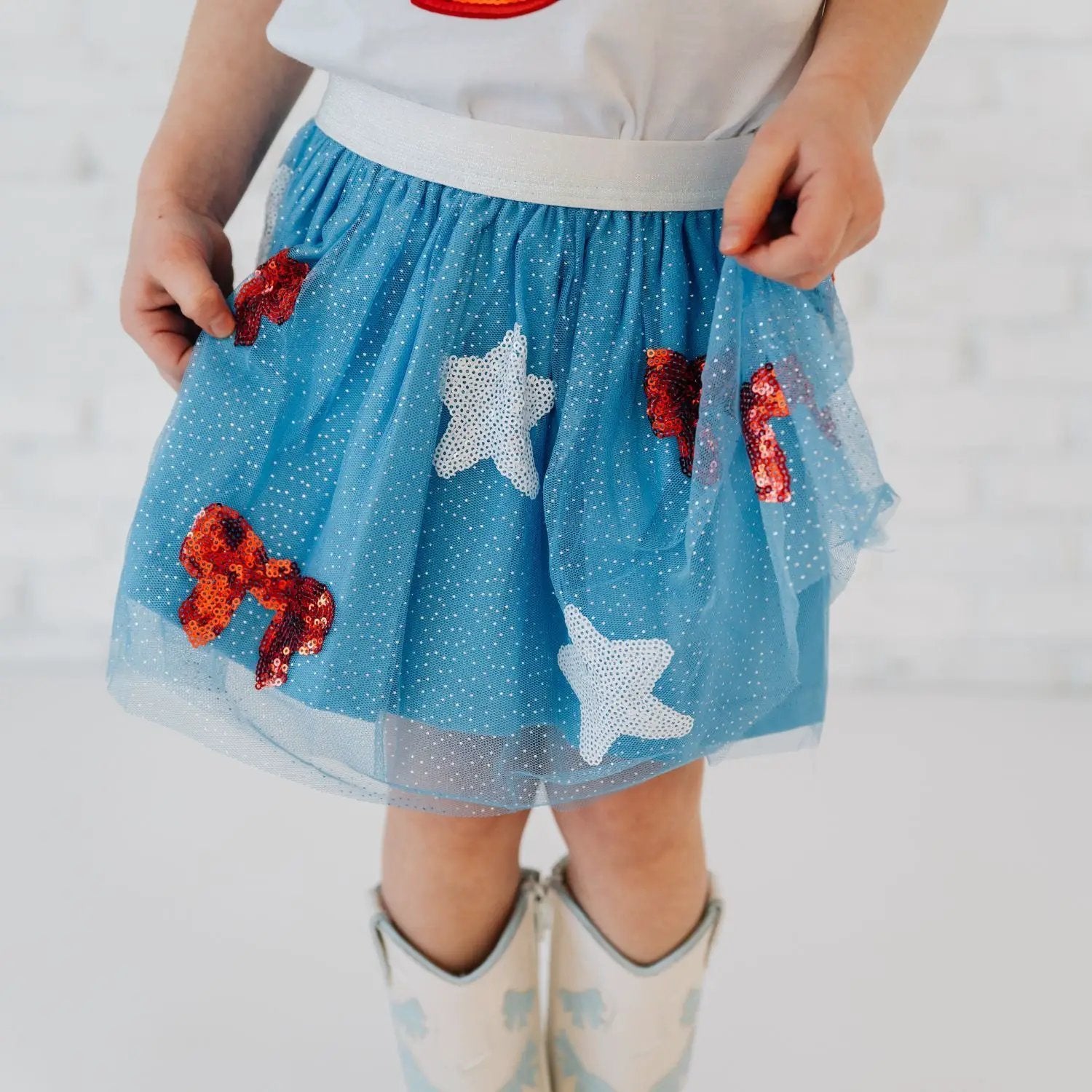 Sweet Wink Girls Patriotic Cutie Tutu Skirt