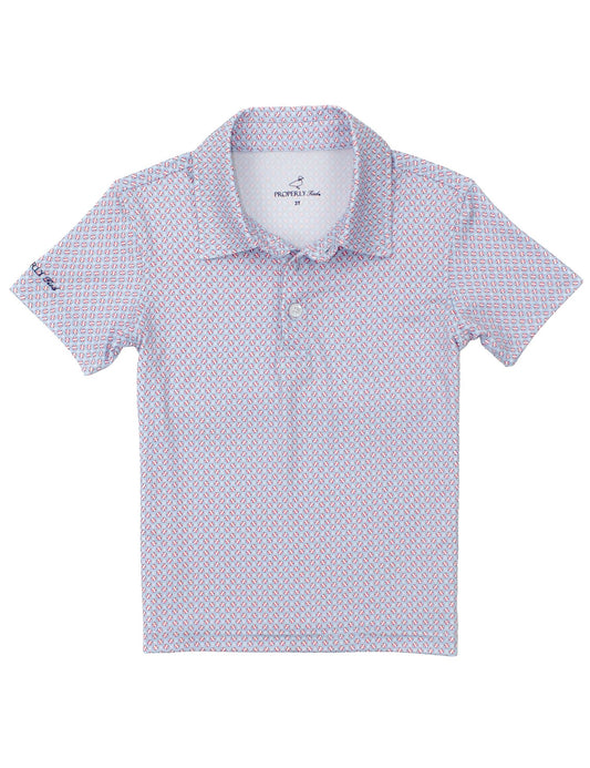 Properly Tied Boys Inlet Polo Shirt - Fastball by Properly Tied