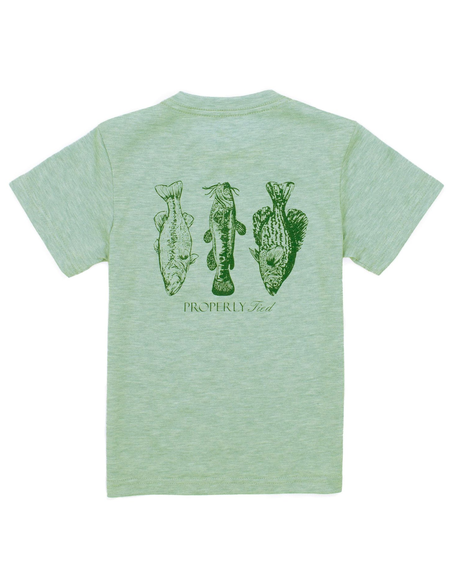 Properly Tied Boys Portland Pocket Tee Short Sleeve Tee - Fisherman's Paradise Sage by Properly Tied
