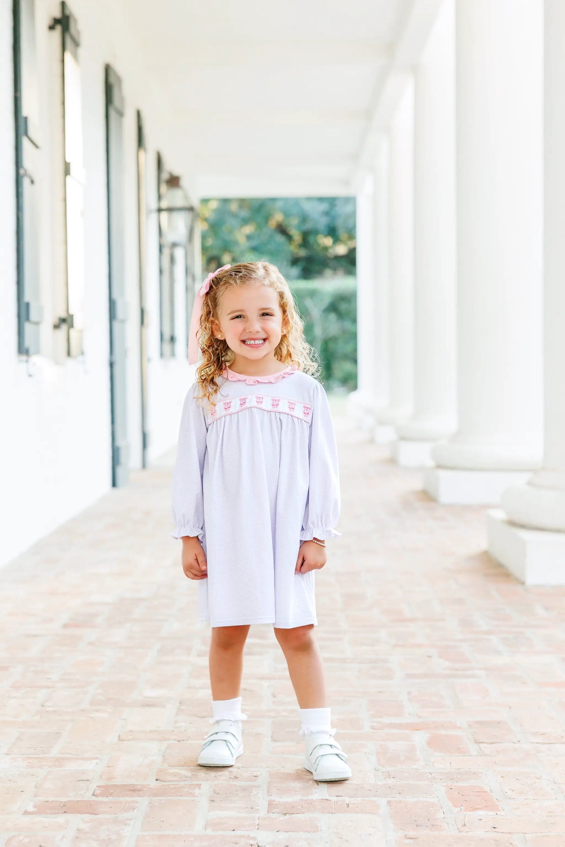 Trotter Street Kids Girls Purple Twinkle Toes Dress