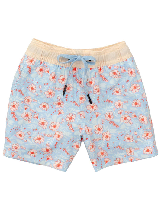 Properly Tied Boys Riviera Swim Trunks - Island Bloom by Properly Tied