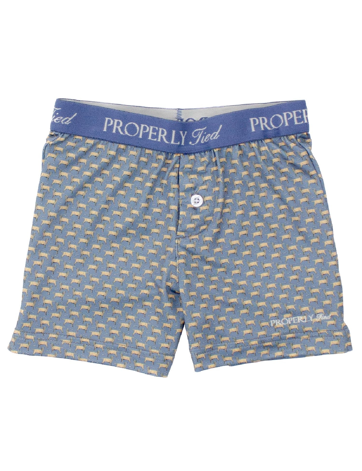 Properly Tied Boys Inlet Boxer - Up Dog