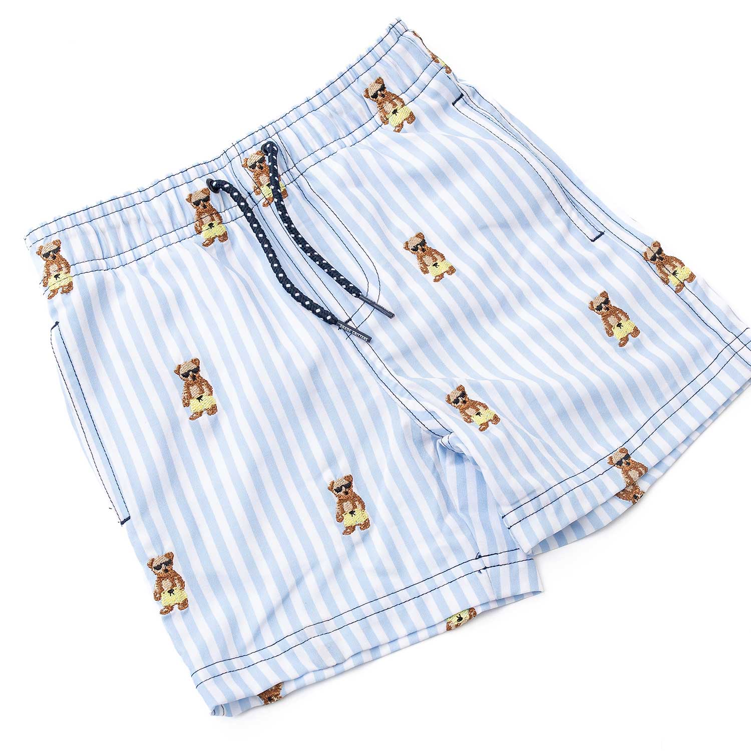 Shade Critters Boys Swim Trunks - H2O & Embroidered - Teddy Bears