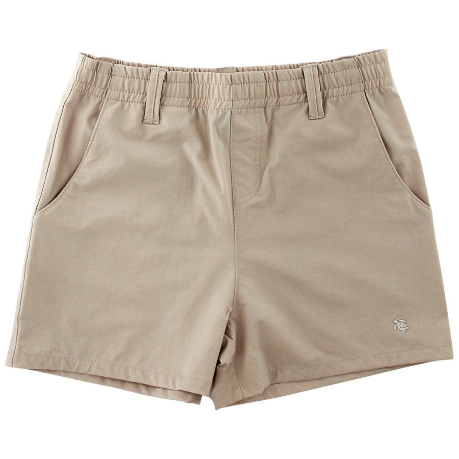 J. Bailey Boys Performance Dock Shorts - Tan Khaki