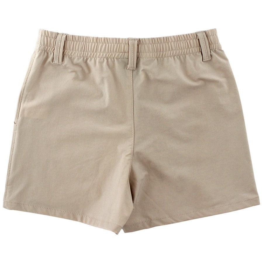 J. Bailey Boys Performance Dock Shorts - Tan Khaki