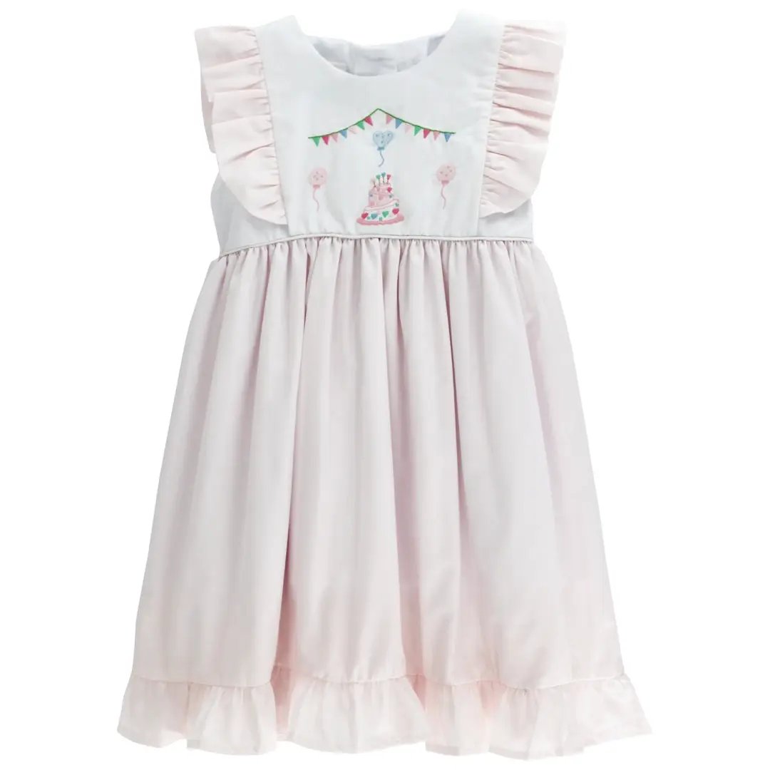 Bailey Boys Baby Pink Birthday Party Bash Ruffle Dress