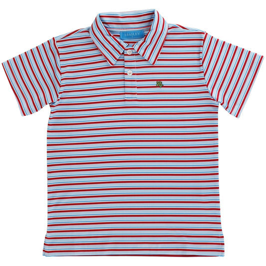 J. Bailey Boys Performance Polo Shirt - Biltmore Patriotic Stripes by Bailey Boys
