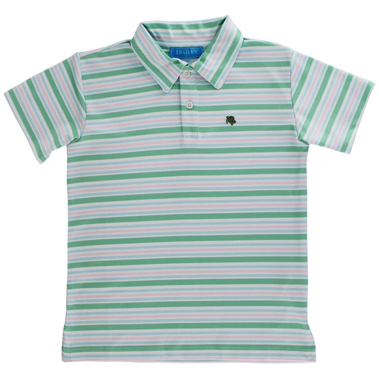 J. Bailey Boys Performance Polo Shirt - Oakmont Stripes by Bailey Boys