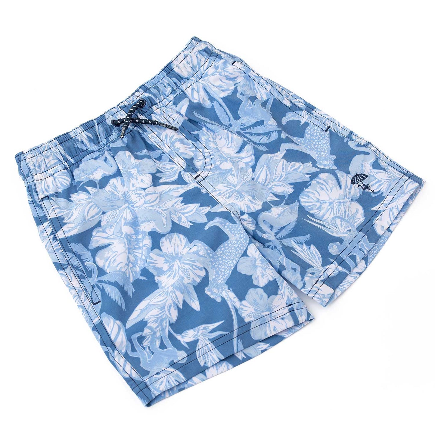 Shade Critters Boys Swim Trunks - Denim Blue Paradise by Shade Critters