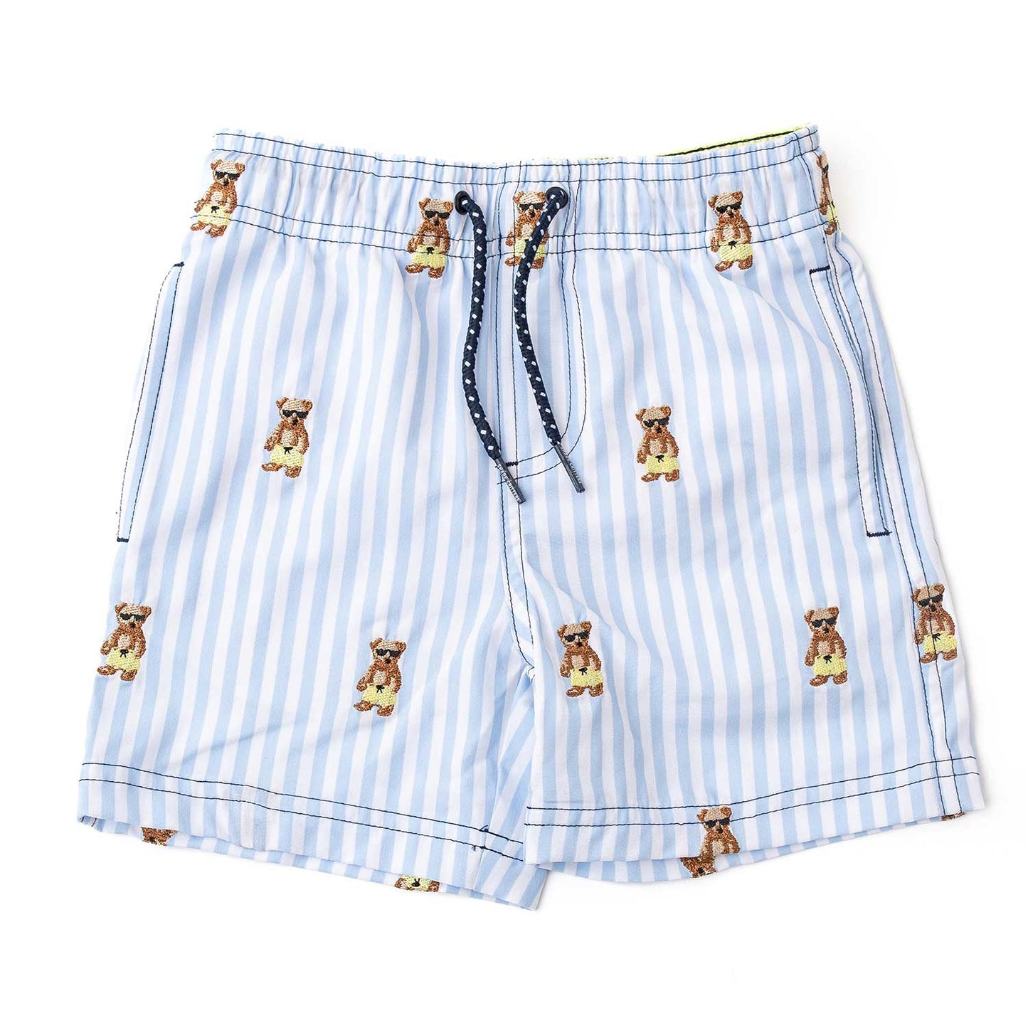 Shade Critters Boys Swim Trunks - H2O & Embroidered - Teddy Bears by Shade Critters