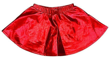 LuLu BeBe Girls Zoe Skort - Metallic - Red