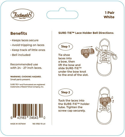 Footmates Baby Shoes Accessory - SURE-TIE Lace Holder Bell