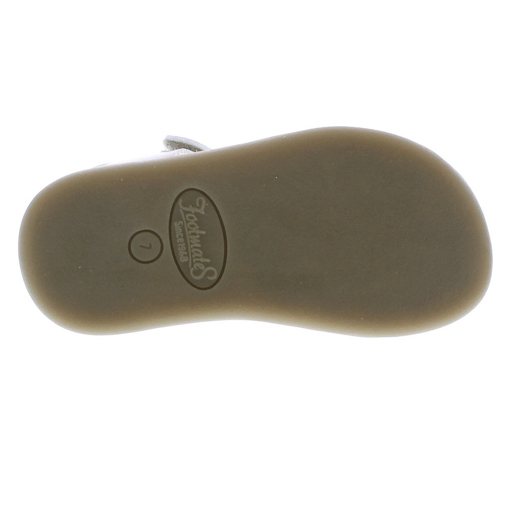Footmates Kids Sustainable Sandals - Eco-Tide Microfiber - Ecru