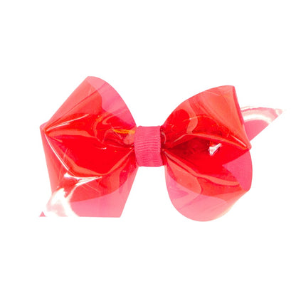 Wee Ones Girls Vinyl Splash Bow for Pool & Beach - Freesia Pink