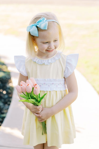 Proper Peony Girls Yellow Ruth Dress