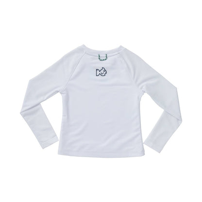 Prodoh Kids Reef Rash Guard Shirt - Long Sleeves - White
