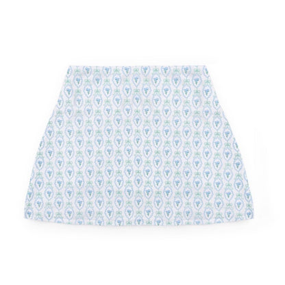 Lila & Hayes Girls Margot Performance Skirt - Blue Hampton Blooms