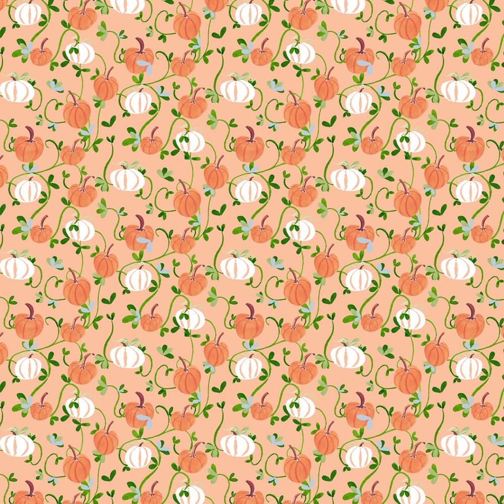 Proper Peony Pima Girls Orange Pumpkin Autumn Vine Bloomers Set