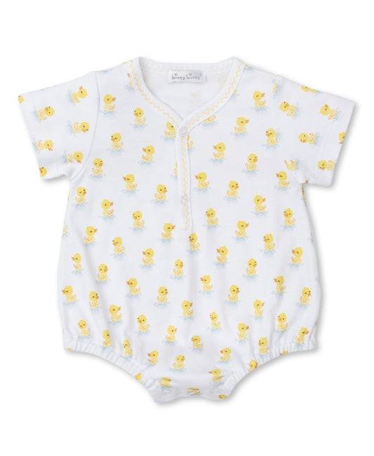 Kissy Kissy Baby Bubble - Yellow Dotty Ducks Ducklings
