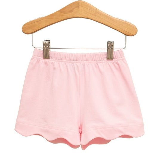 Trotter Street Kids Girls Scallop Shorts - Light Pink