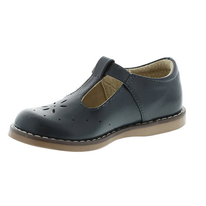 Footmates Girls Shoes - Sherry T-Strap - Navy Blue