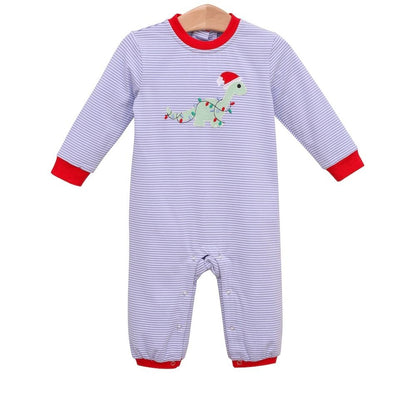 Trotter Street Kids Baby Boys Romper - Christmas Santa Dino