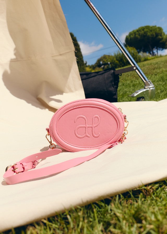 Abel & Lula Girls Fuchsia Pink Logo Handbag Purse