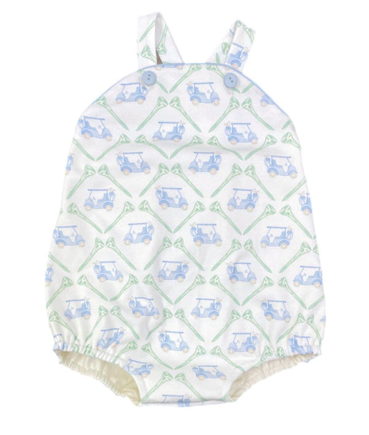 James & Lottie Baby Boys Knit Louie Bubble - Let's PAR-TEE Golf Theme