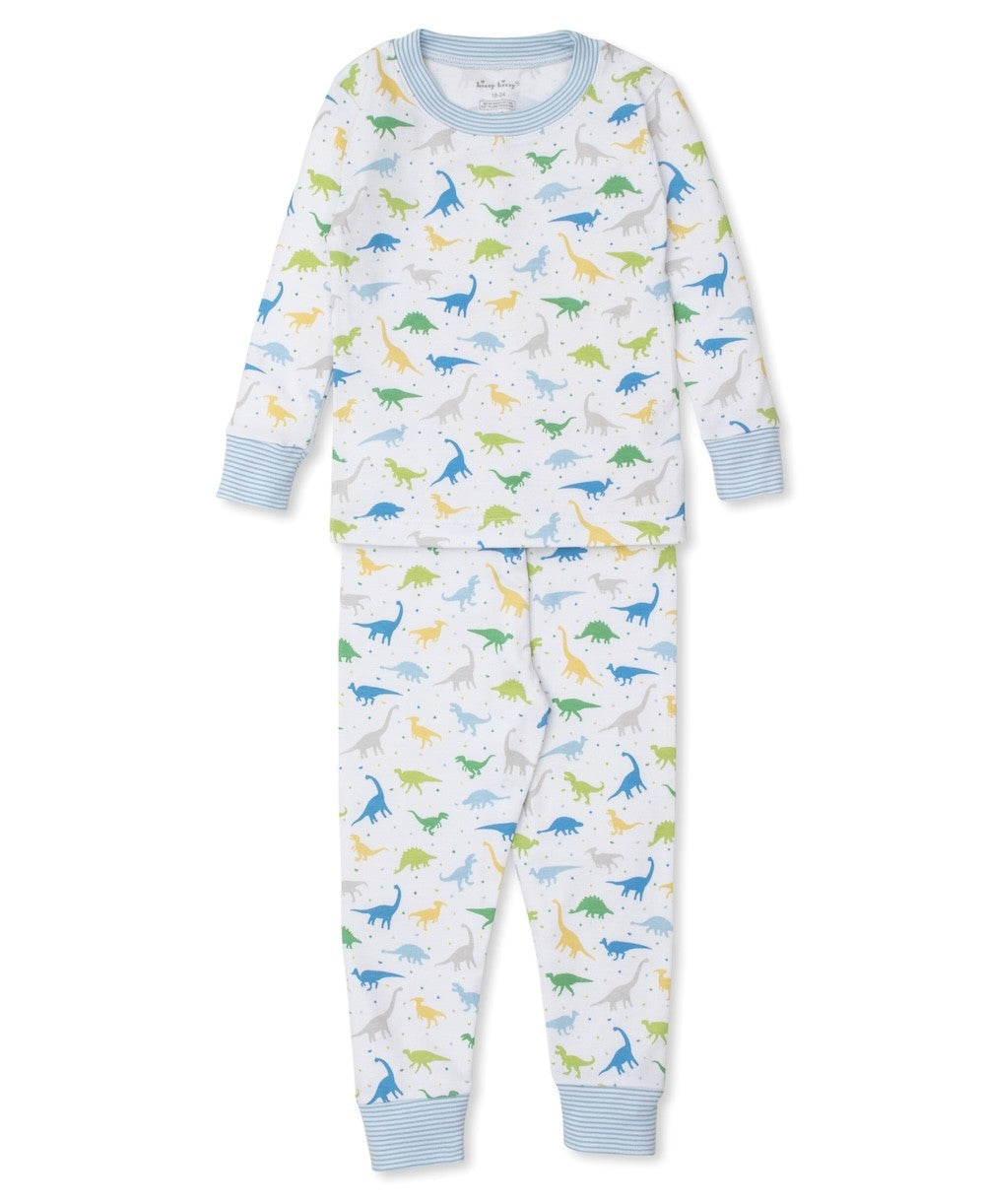 Kissy Kissy Boys Snug Fit Pajamas - Blue Dinosaurs Galore