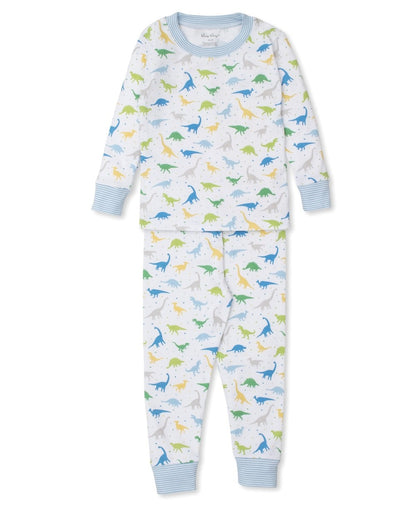 Kissy Kissy Boys Snug Fit Pajamas - Blue Dinosaurs Galore