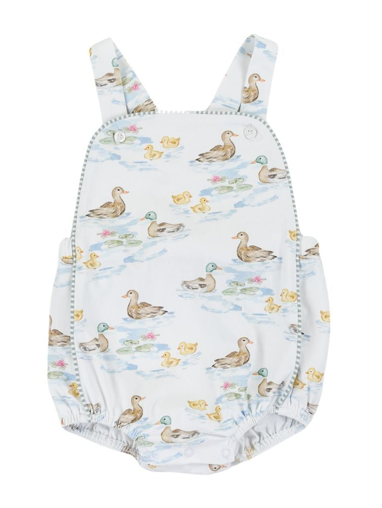 Cypress Row Baby Boys Green Darling Ducks Bubble