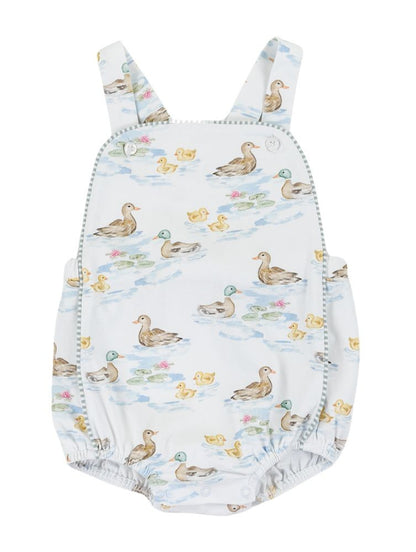 Cypress Row Baby Boys Green Darling Ducks Bubble