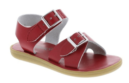 Footmates Kids Sustainable Sandals - Eco-Tide Microfibre - Apple Red