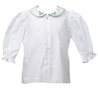 Proper Peony Girls White Whistler Holly Blouse
