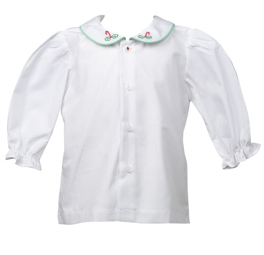 Proper Peony Girls White Whistler Holly Blouse