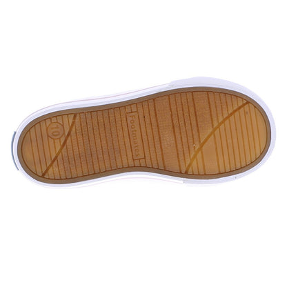 Footmates Girls Shoes - Drew Vulcanized Canvas Mary Janes - White