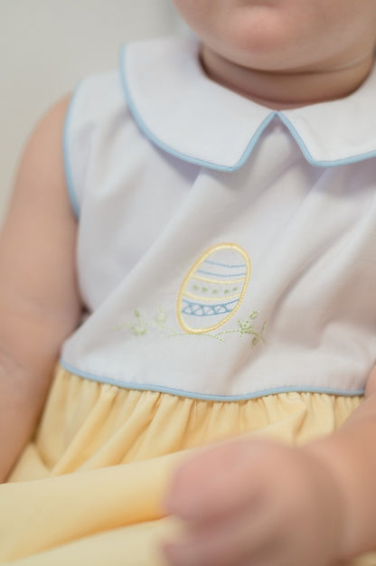 Proper Peony Baby Boys Edward Bubble - Yellow Easter Egg