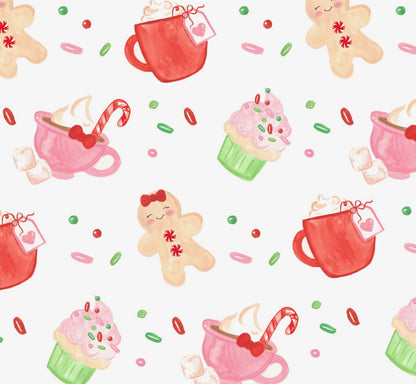 James & Lottie Girls Christmas Gingerbread Knit Peggie Peplum Top & Leggings