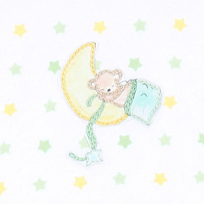 Magnolia Baby Moon and Stars Embroidered Bib
