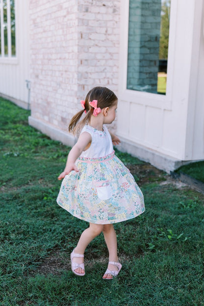 Proper Peony Girls Peyton Estate Floral Dress