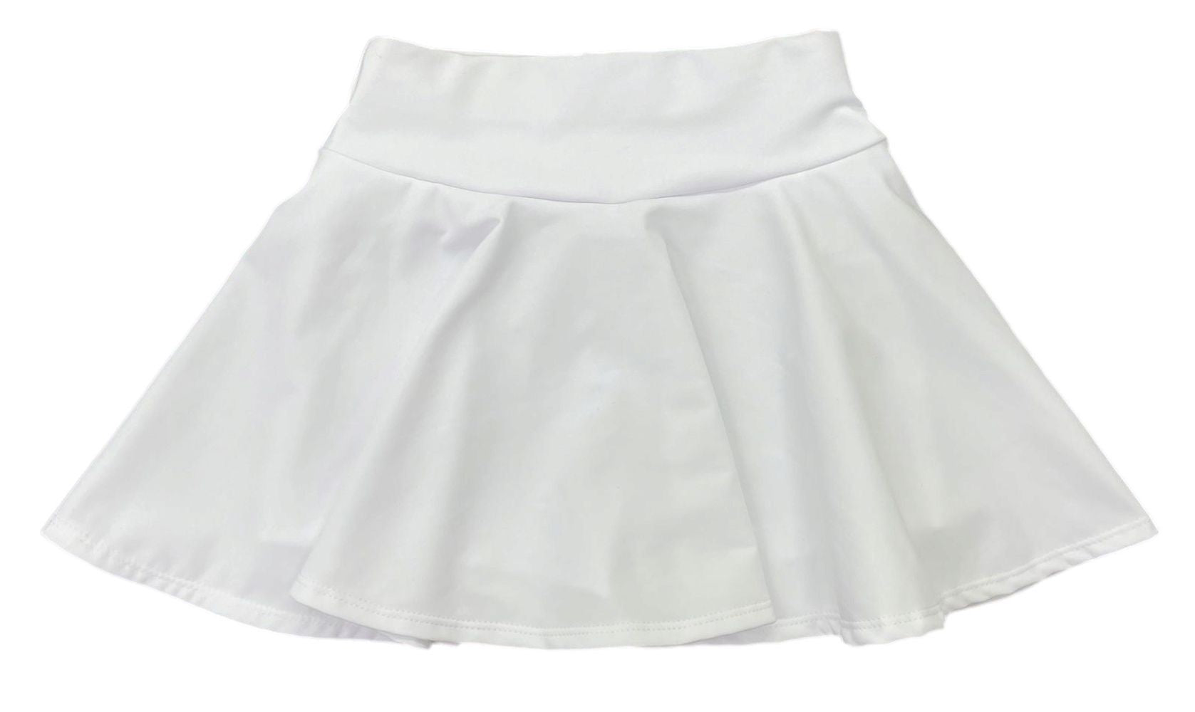 Be Elizabeth by James & Lottie Girls Athleisure Tennis Skort - White
