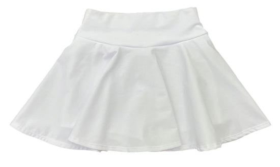 Be Elizabeth by James & Lottie Girls Athleisure Tennis Skort - White ...
