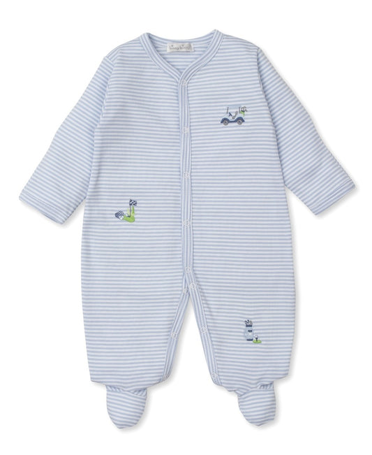Kissy Kissy Baby Boys Footie - Golf Club - Blue Stripes by Kissy Kissy