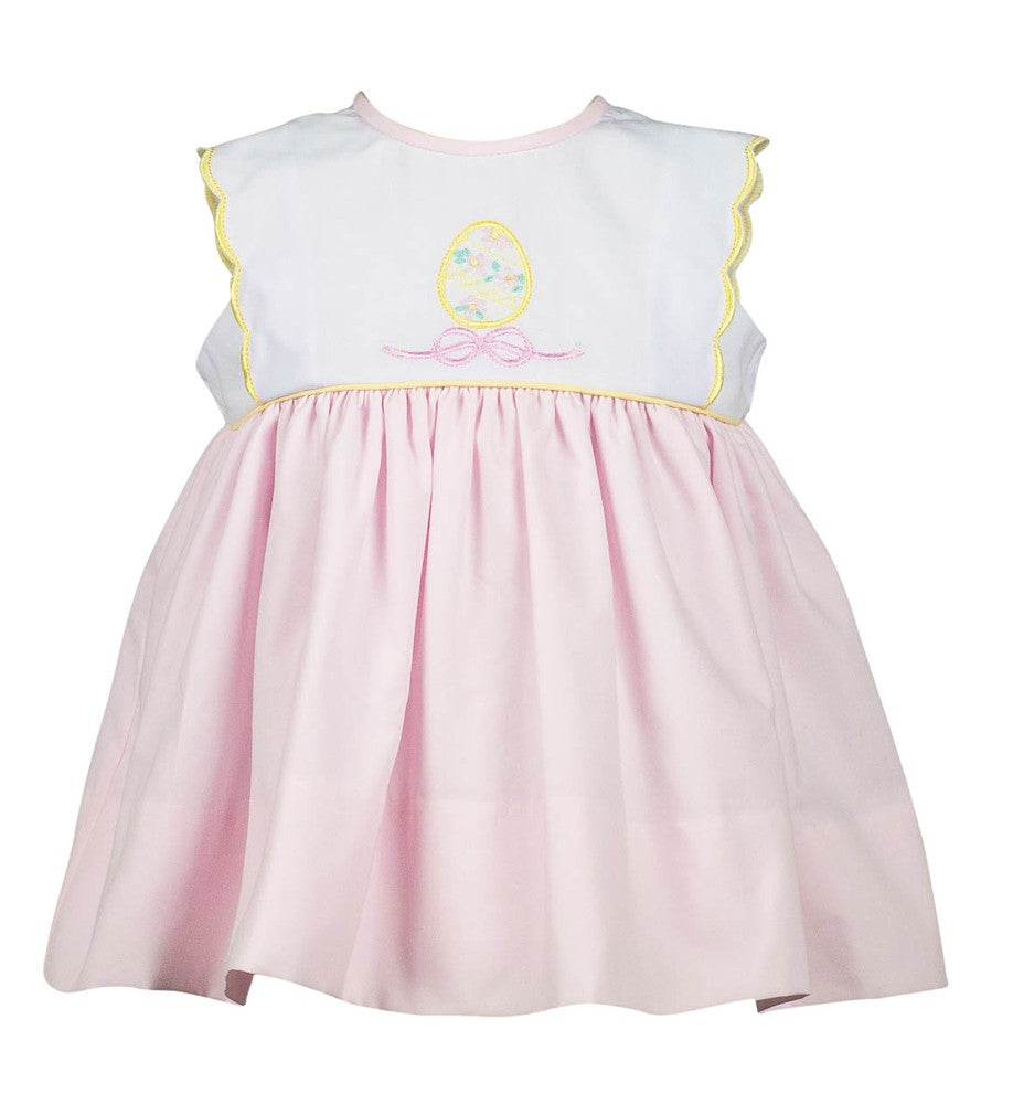 Proper Peony Girls Eva Dress - Pink Easter Egg
